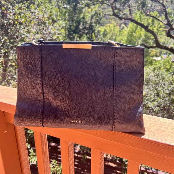 Ted Baker Camieli Faceted Bow Leather Shoulder Bag - Picture 4 of 10